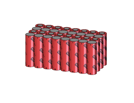 Battery pack Li-ion 18650 14.8V 20.8Ah 4S8P - 2