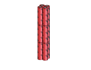 Battery pack Li-Ion  18650 11.1V 10.4Ah 3S4P - SERVICE - image 2