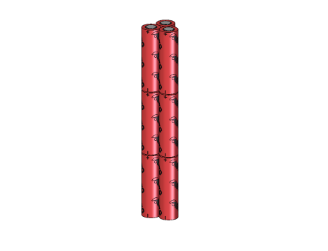 Battery pack Li-Ion 18650 11.1V 8.4Ah 3S3P - 2