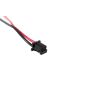 Plug with wires HIROSE HNC2-2.5-2 AWG24/10cm red/blu - 3