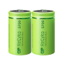 2 x GP Recyko+ New R20/D 5700mAh Series