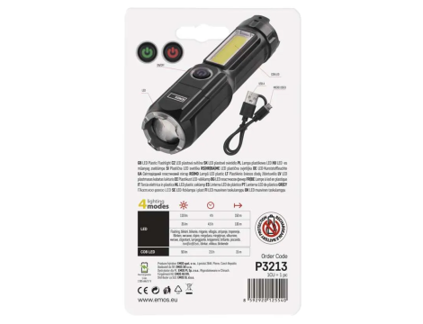 EMOS P3213 110lm flashlight with zoom. - 7
