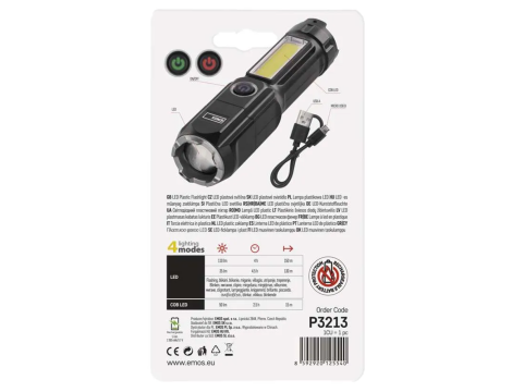 EMOS P3213 110lm flashlight with zoom. - 7