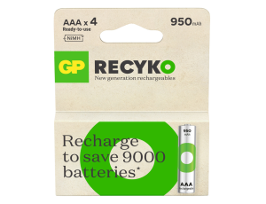 GP Recyko New R03/AAA 950mAh B4 1,2V