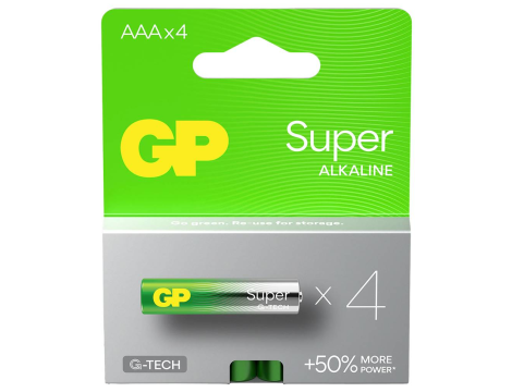 Alkaline battery LR03 GP SUPER G-TECH