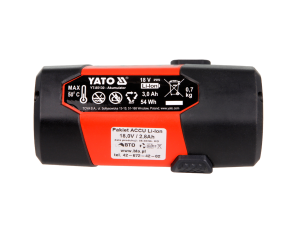 Akumulator do YATO 18V 2.8Ah Li-ION - - image 2