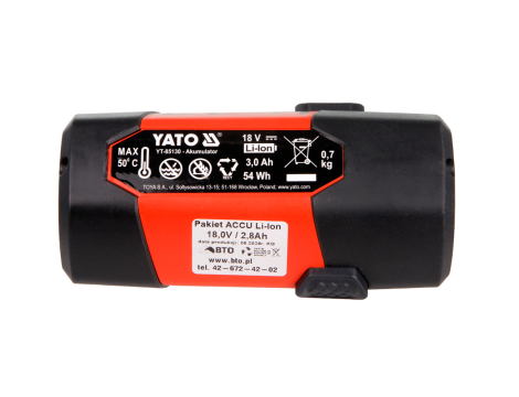 Battery for YATO 18V 2.8Ah vacuum cleaner - 2