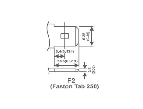 Akumulator żelowy 12V/5Ah MWP F2 - 2