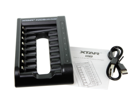 Charger XTAR NC8 for AA/AAA 1,2V Ni-MH USB - 7