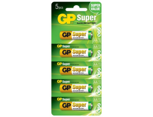 Alkaline battery LR6 GP SUPER 1,5V B5