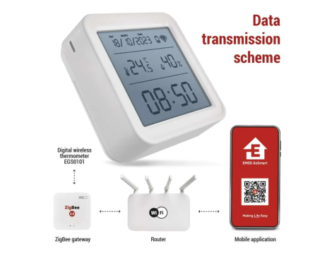 Termometr bezprzewodowy EGS0101 ZigBee - 4