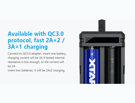 Charger XTAR SC2 for 18650/21700 - 8