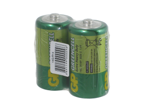 Bateria R14 GP GREENCELL  F2 1,5V - 2