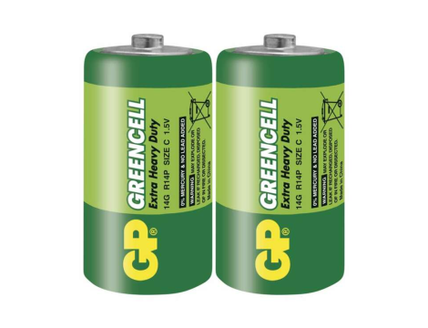 Bateria R14 GP GREENCELL  F2 1,5V - 3