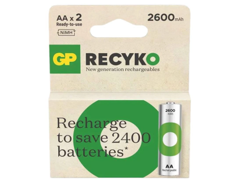 GP Recyko New R6/AA 2600mAh B2 1,2V