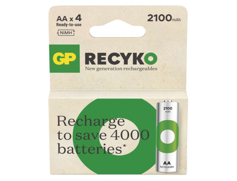 GP Recyko New R6/AA 2100mAh B4 1,2V