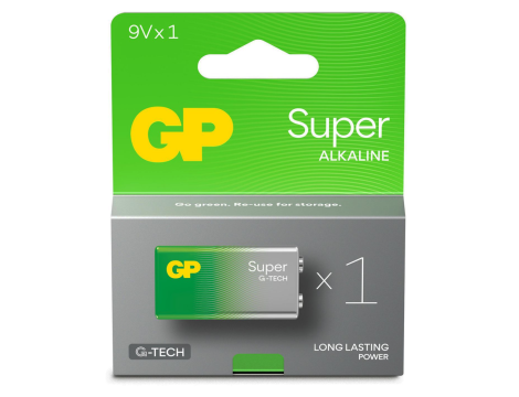 Alkaline battery 6LF22 GP SUPER G-TECH B1