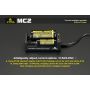 Charger XTAR MC2-C for 18650/26650 USB Li-Ion 2 chanels - 12