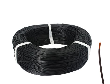Silicon wire 0,5 qmm black - 2