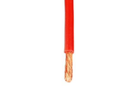 Przewód silikonowy 6,0 qmm czerwony - 2