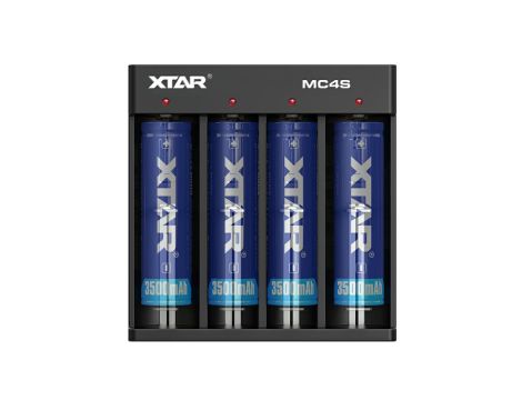 Charger XTAR MC4S for 18650/26650 USB Li-ION/Ni-MH 4 channels - 6