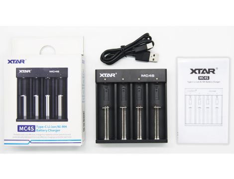 Charger XTAR MC4S for 18650/26650 USB Li-ION/Ni-MH 4 channels - 20