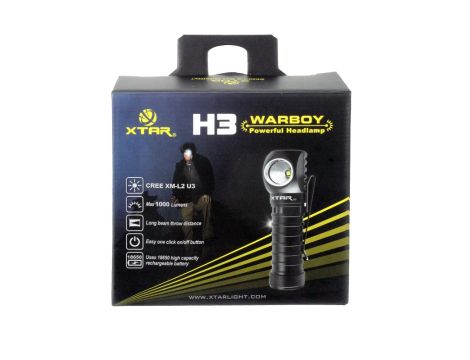 Headlamp XTAR H3 Warboy 1000lm - 38