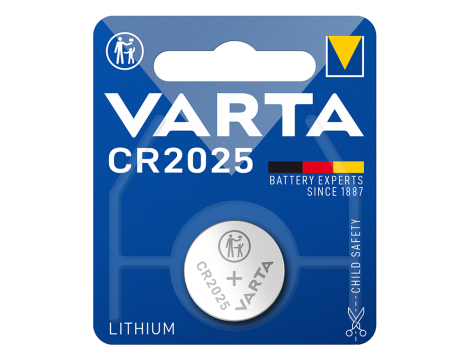 Lithium battery CR2025 3V 165mAh VARTA