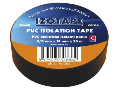 EMOS black 19/20 insulating tape