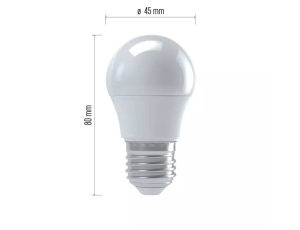Bulb LED MINI GLOB 4,1W E27 WW ZQ1110 EMOS - image 2