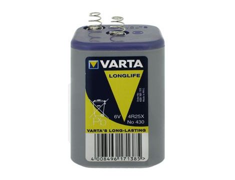 Battery 4R25 7500mAh LONGLIFE VARTA - 2