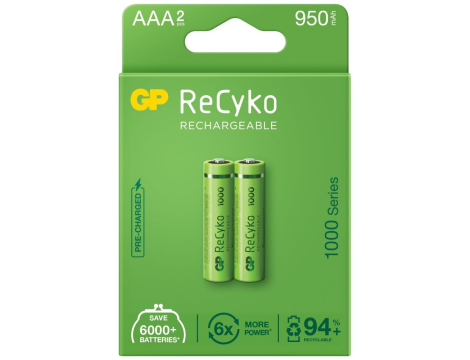 Rechargeable battery R03 1000 Series GP ReCyko