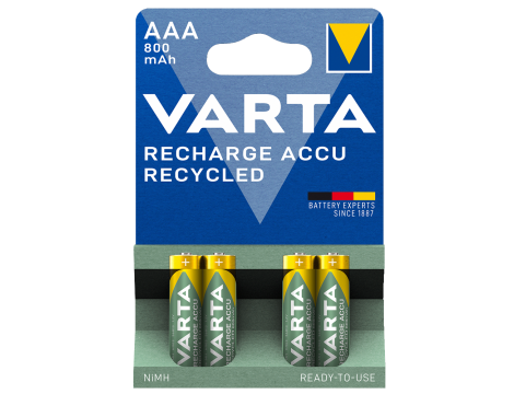 Varta PowerAccu R03/AAA 800mAh B4