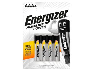 Alkaline battery LR03 ENERGIZER POWER B4