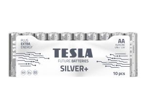 Alkaline battery  LR6 TESLA SILVER+F10