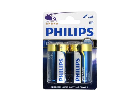 Alkaline battery LR20 PHILIPS ULTRA